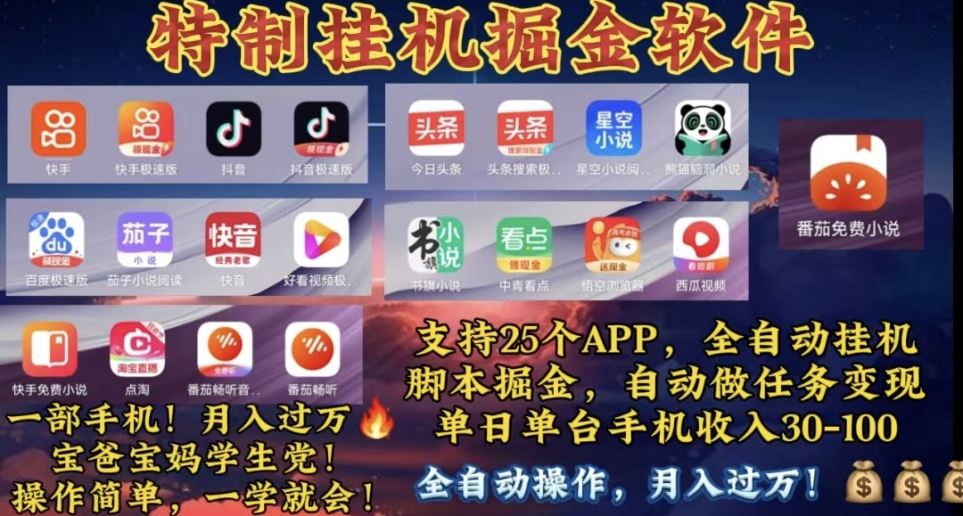 （10703期）月入过万 24小时全自动无脑挂机，操作简单！-唐人网创