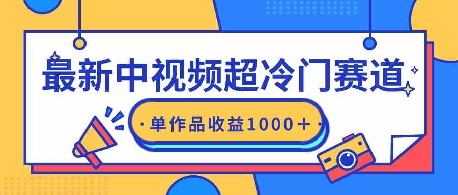 （9275期）最新中视频超冷门赛道，轻松过原创，单条视频收益1000＋-唐人网创