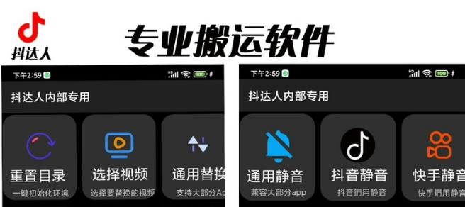 对外收费699抖音傻瓜式一键搬运，起号专用5分钟一个视频《软件+详细教程》-唐人网创