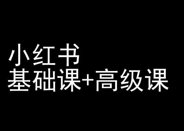 小红书基础课+高级课-小红书运营教程-唐人网创